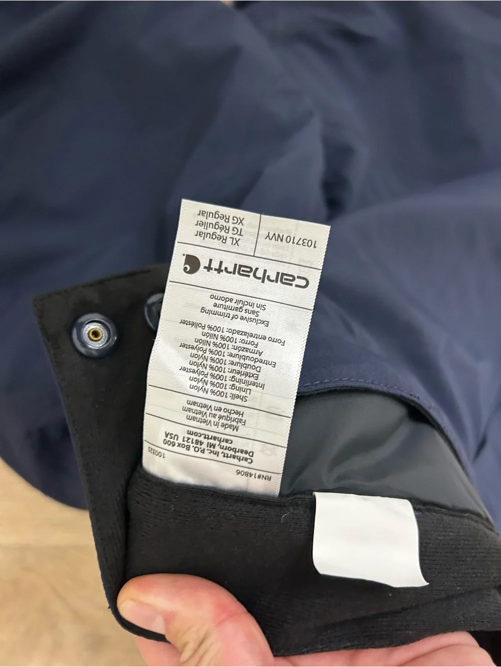 Carhartt Storm Defender Rain Defender Jacket & Shoreline Pants Set XL Regular